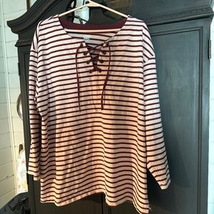 Lands End 3/4 sleeve shirt